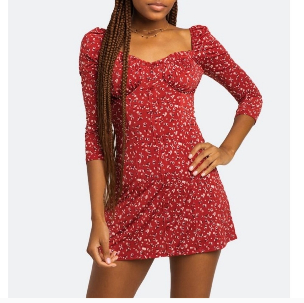 Francesca's sweetheart floral mini